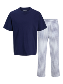 Jack & Jones 2-pack Loungewear set -Ocean Cavern - 12282813