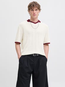 Jack & Jones Pletený svetr -Sea Salt - 12282836