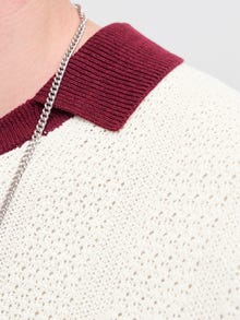 Jack & Jones Pletený svetr -Sea Salt - 12282836