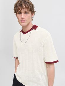 Jack & Jones Pull en maille -Sea Salt - 12282836