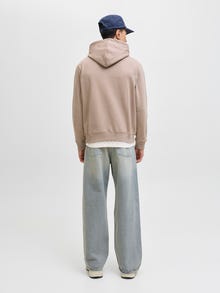 Jack & Jones Hoodie -Mocha Meringue - 12282861