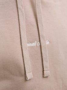 Jack & Jones Hoodie -Mocha Meringue - 12282861