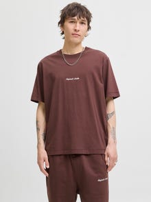 Jack & Jones T-paita -Deep Mahogany - 12282892