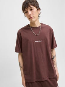 Jack & Jones Tricou -Deep Mahogany - 12282892