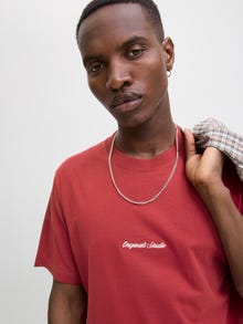 Jack & Jones T-shirt -Tibetan Red - 12282892