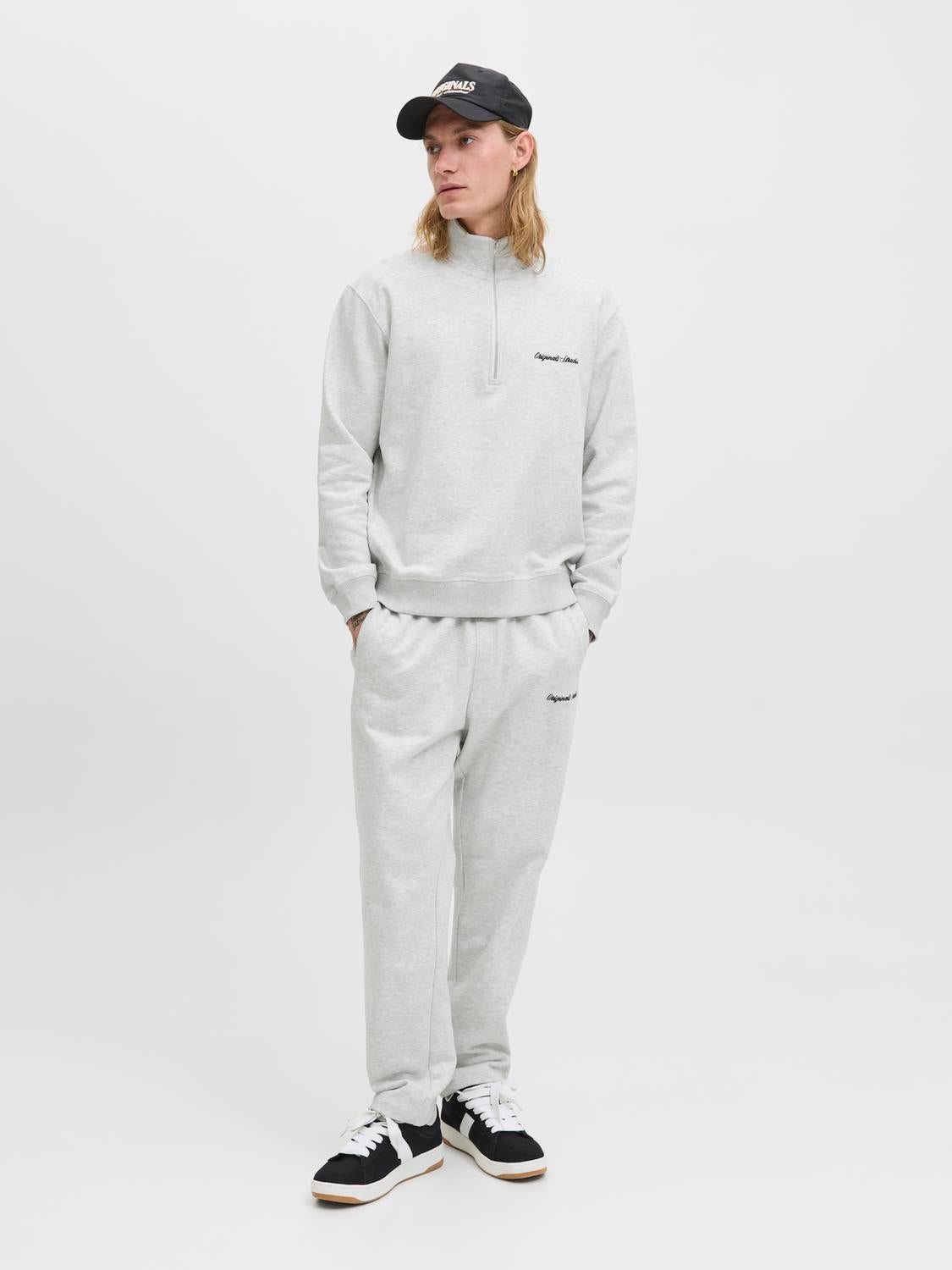 Thumbnail - Sweatshirt Mit Halbem Reißverschluss