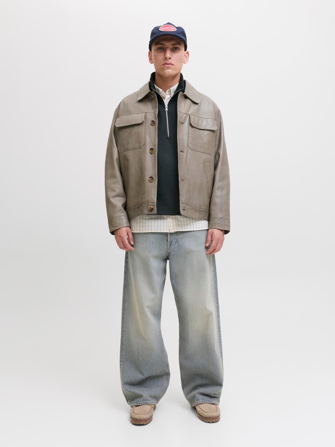 Thumbnail - Sweatshirt Mit Halbem Reißverschluss