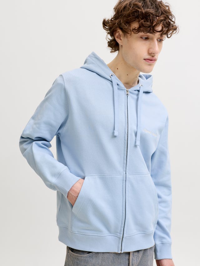 Sweat à Capuche Bleu Garçon Jack & Jones Corp Splash Sweat à Capuche Bleu Garçon Jack & Jones Corp Splash