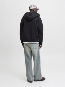 Jack & Jones Loose fit Hoodie Sweatshirt -Black - 12282972