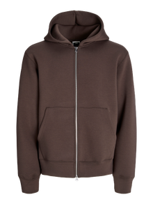 Jack & Jones Laza Kapucnis felső Pulóver -Seal Brown - 12282972
