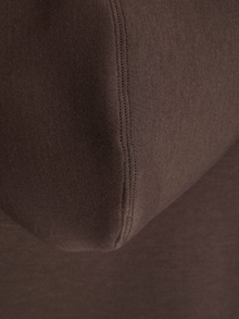 Jack & Jones Lös passform Hoodie Sweatshirt -Seal Brown - 12282972