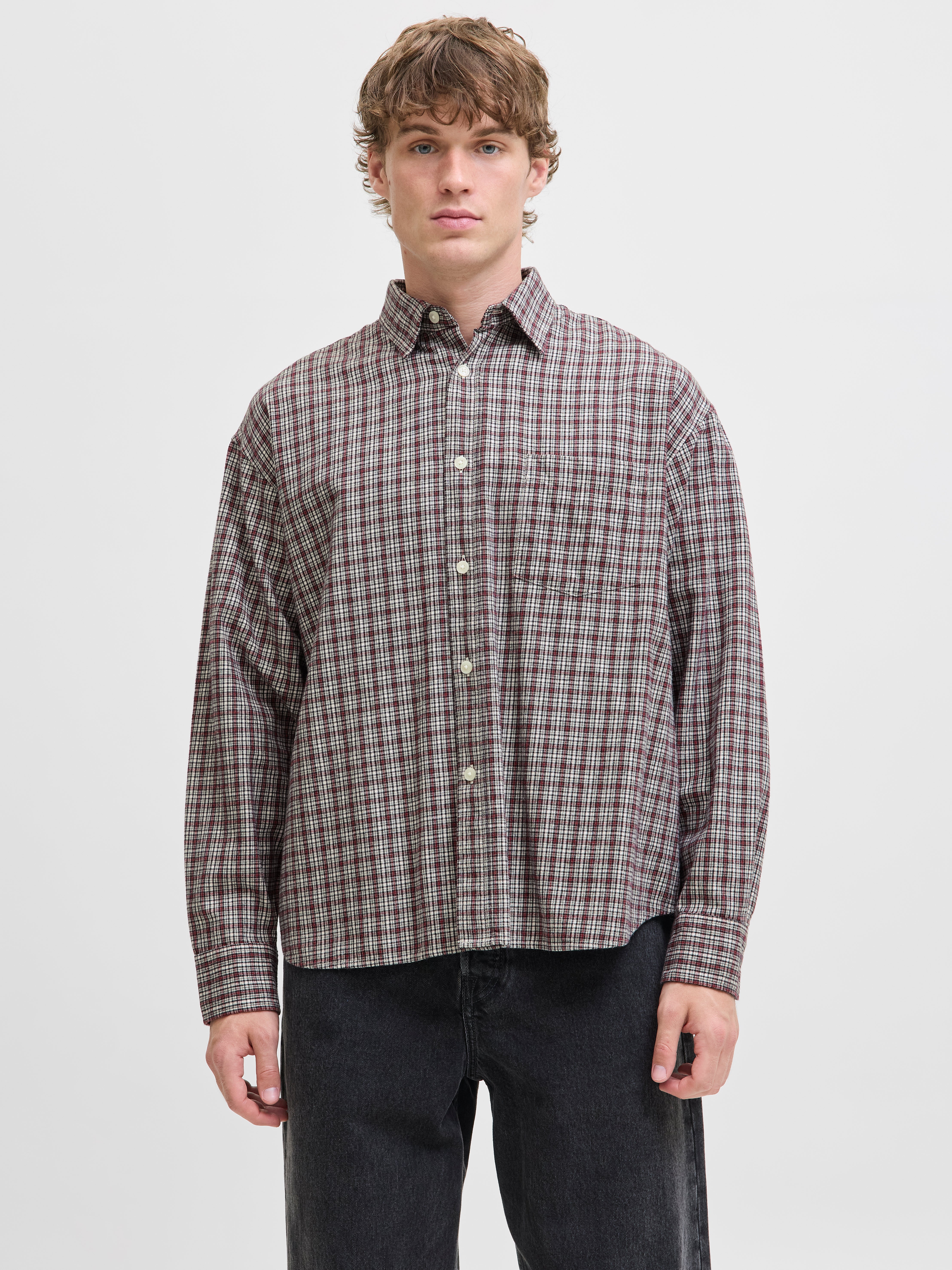 Oversize Fit Karohemd