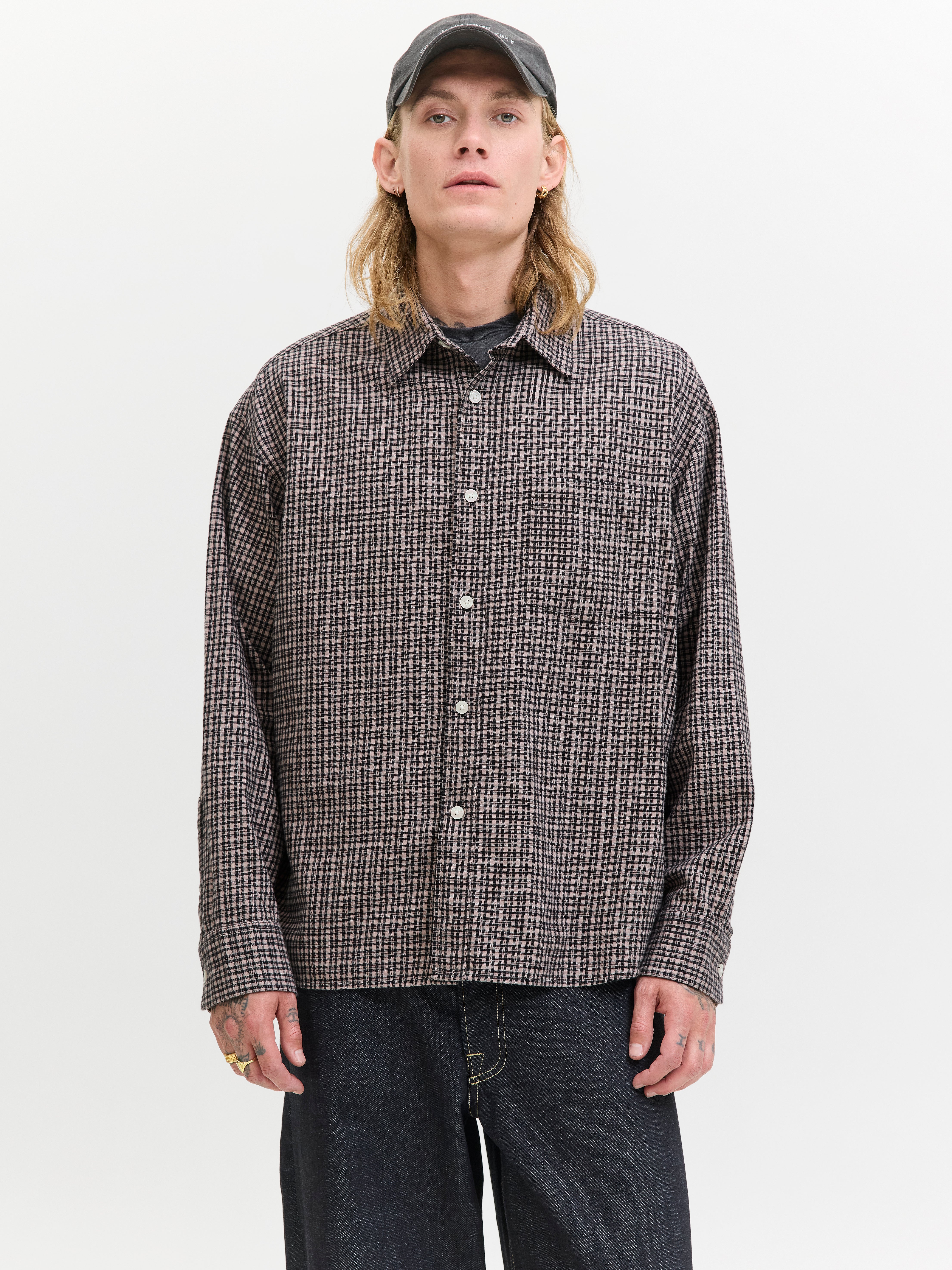 Oversize Fit Karohemd