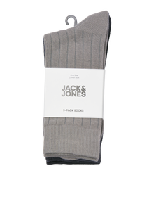 Jack & Jones 3-pack Socks -Paloma - 12283275