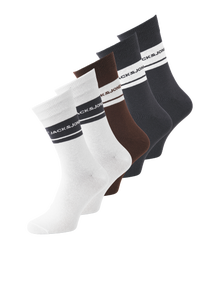 Jack & Jones 5-pak Sportsstrømper -Phantom - 12283317