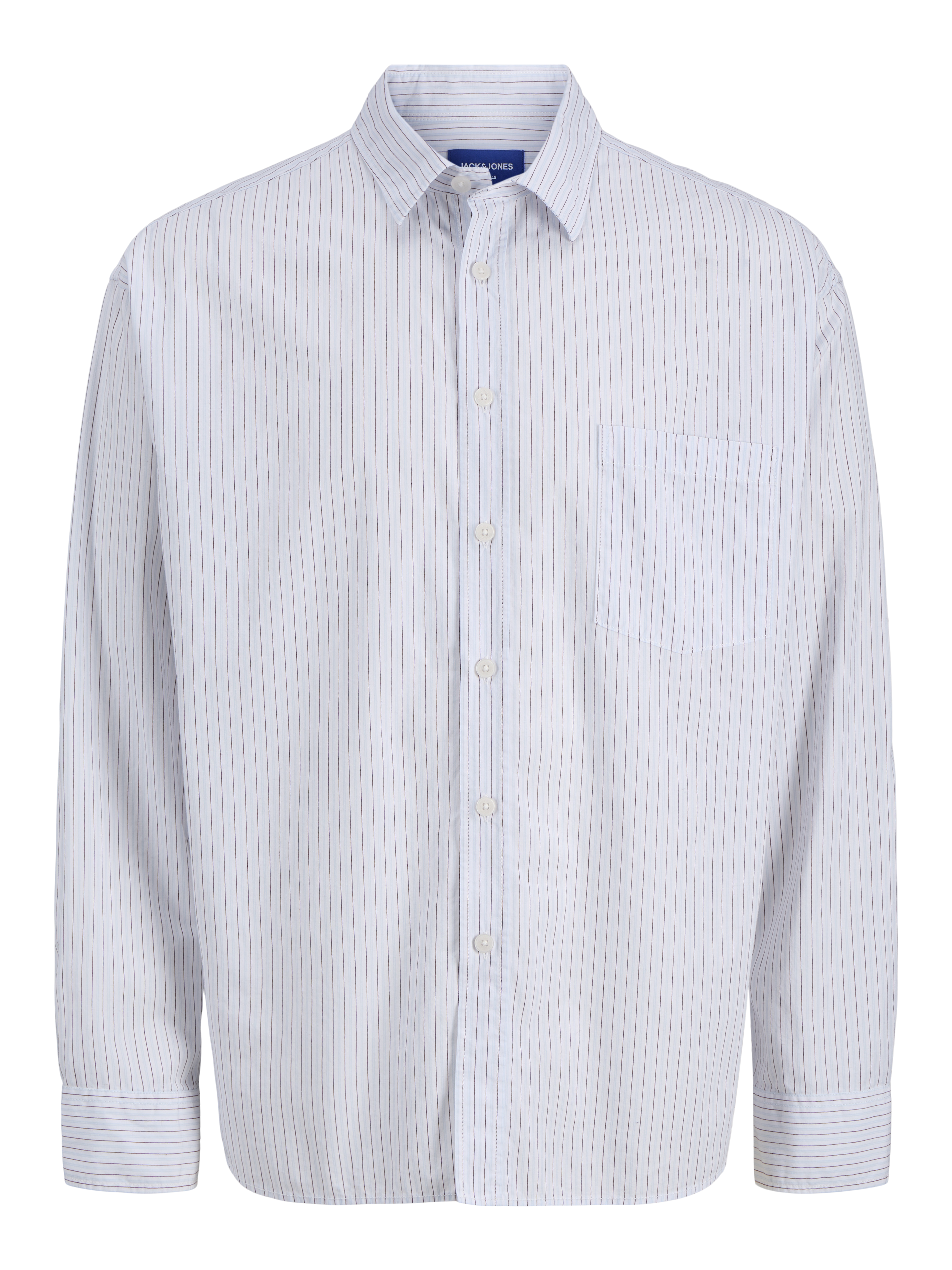 Thumbnail - Oversize Fit Gestreiftes Hemd