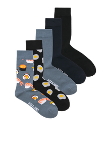 Jack & Jones 5er-pack Sportsocken -Goblin Blue - 12283340