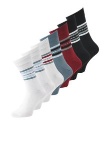 Jack & Jones 7er-pack Sportsocken -Black - 12283344