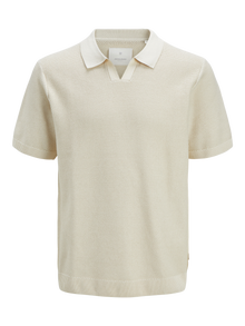Jack & Jones Knitted T-shirt Junior -Whitecap Gray - 12283365