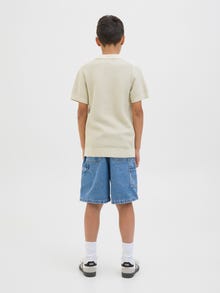 Jack & Jones Úpletové tričko Junior -Whitecap Gray - 12283365
