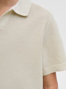 Jack & Jones Knitted T-shirt Junior -Whitecap Gray - 12283365
