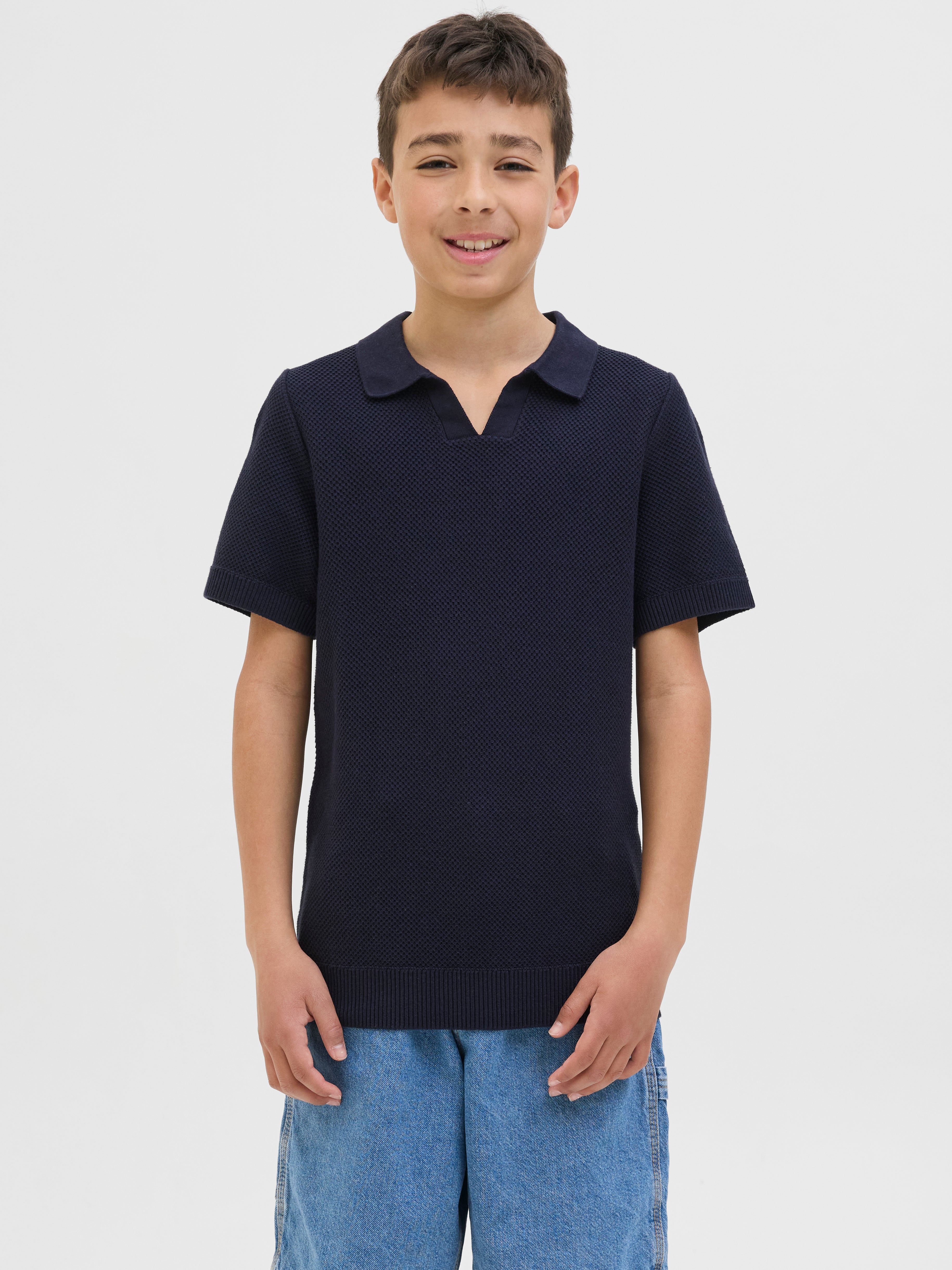Thumbnail - Gestricktes T-shirt Junior