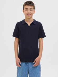 Jack & Jones Knitted T-shirt Junior -Night Sky - 12283365