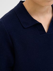 Jack & Jones Knitted T-shirt Junior -Night Sky - 12283365