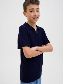 Jack & Jones Knitted T-shirt Junior -Night Sky - 12283365