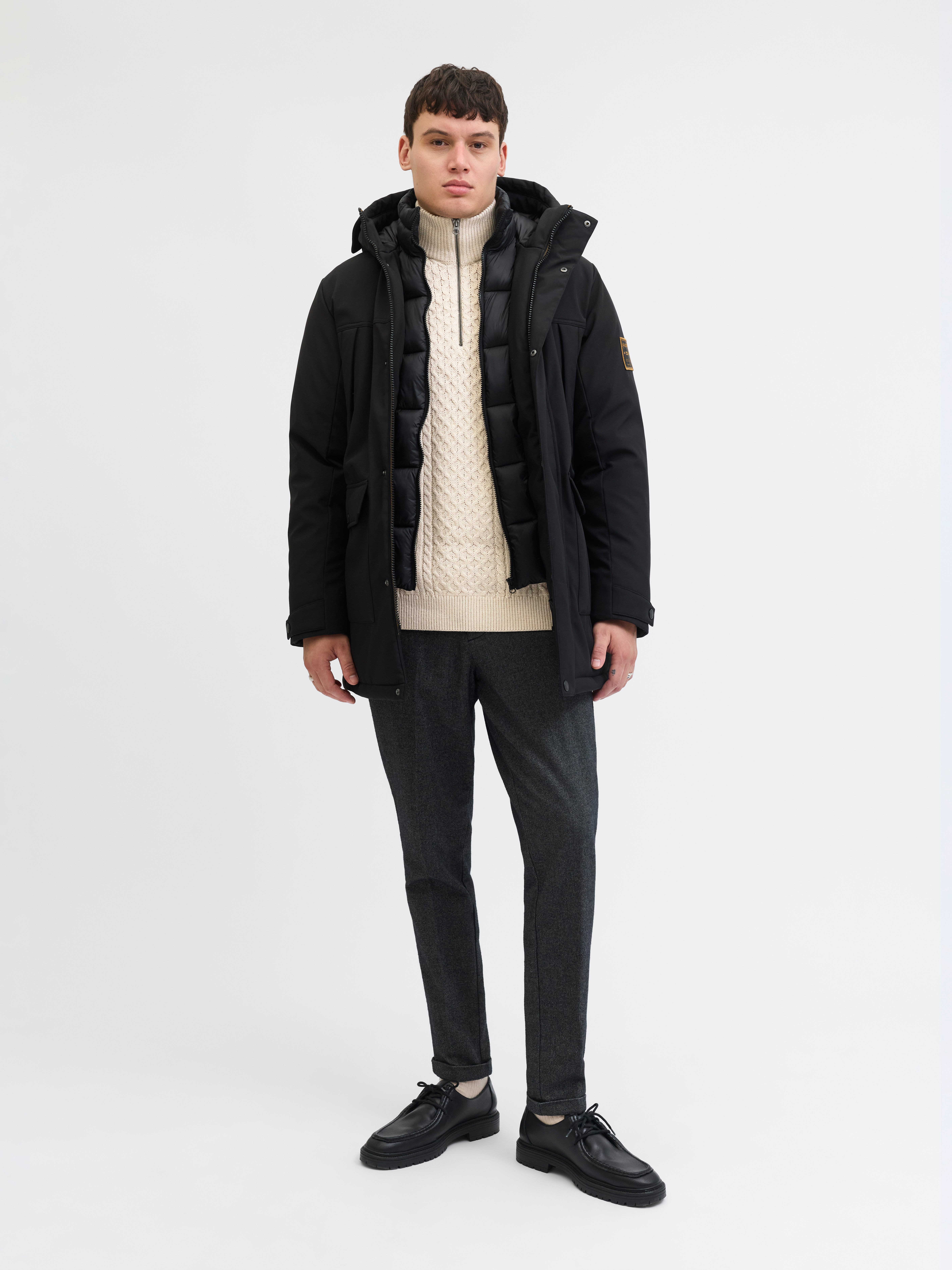 Thumbnail - Sweatshirt Mit Halbem Reißverschluss