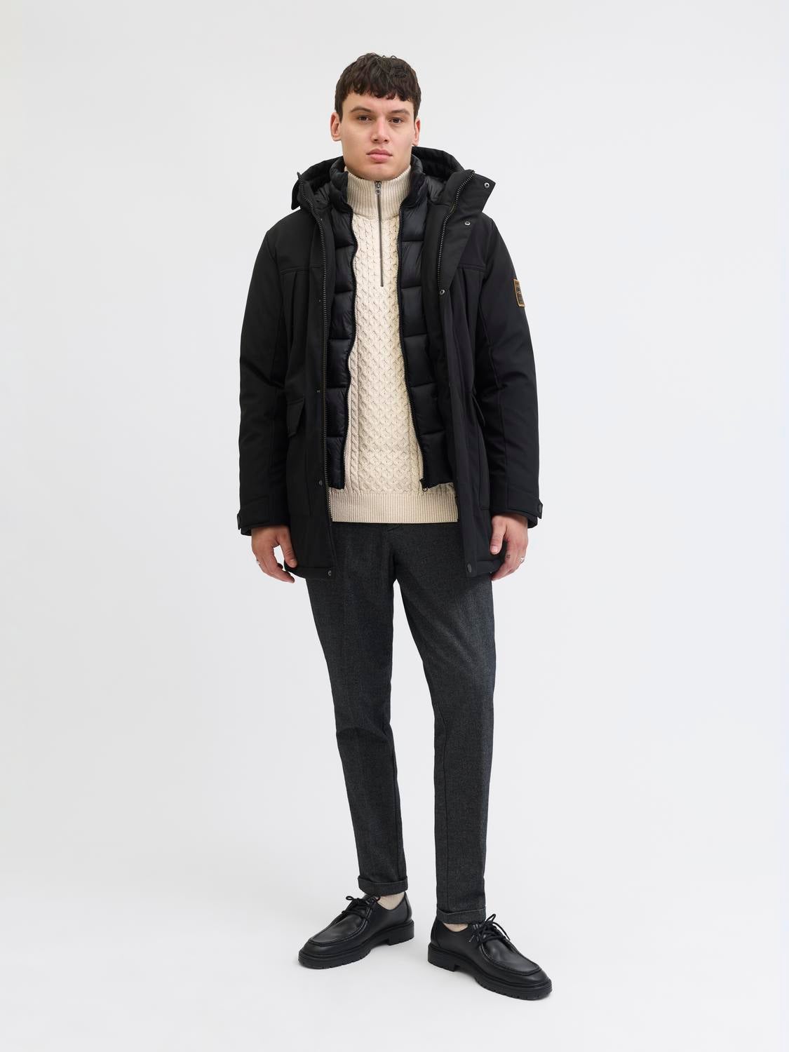 Thumbnail - Sweatshirt Mit Halbem Reißverschluss