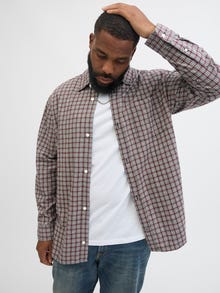 Jack & Jones Shirt Plus Size -Tibetan Red - 12283537