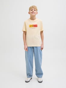 Jack & Jones 2-pak Koszulki z nadrukiem T-shirt Junior -Stormy Weather - 12283585