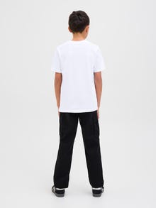 Jack & Jones 2-pakuotės Spausdintas raštas Marškinėliai Jaunimui -Aqua Gray - 12283591