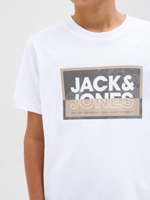Jack & Jones 2-pakuotės Spausdintas raštas Marškinėliai Jaunimui -Aqua Gray - 12283591