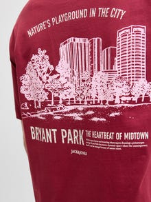 Jack & Jones T-shirt -Tibetan Red - 12283626