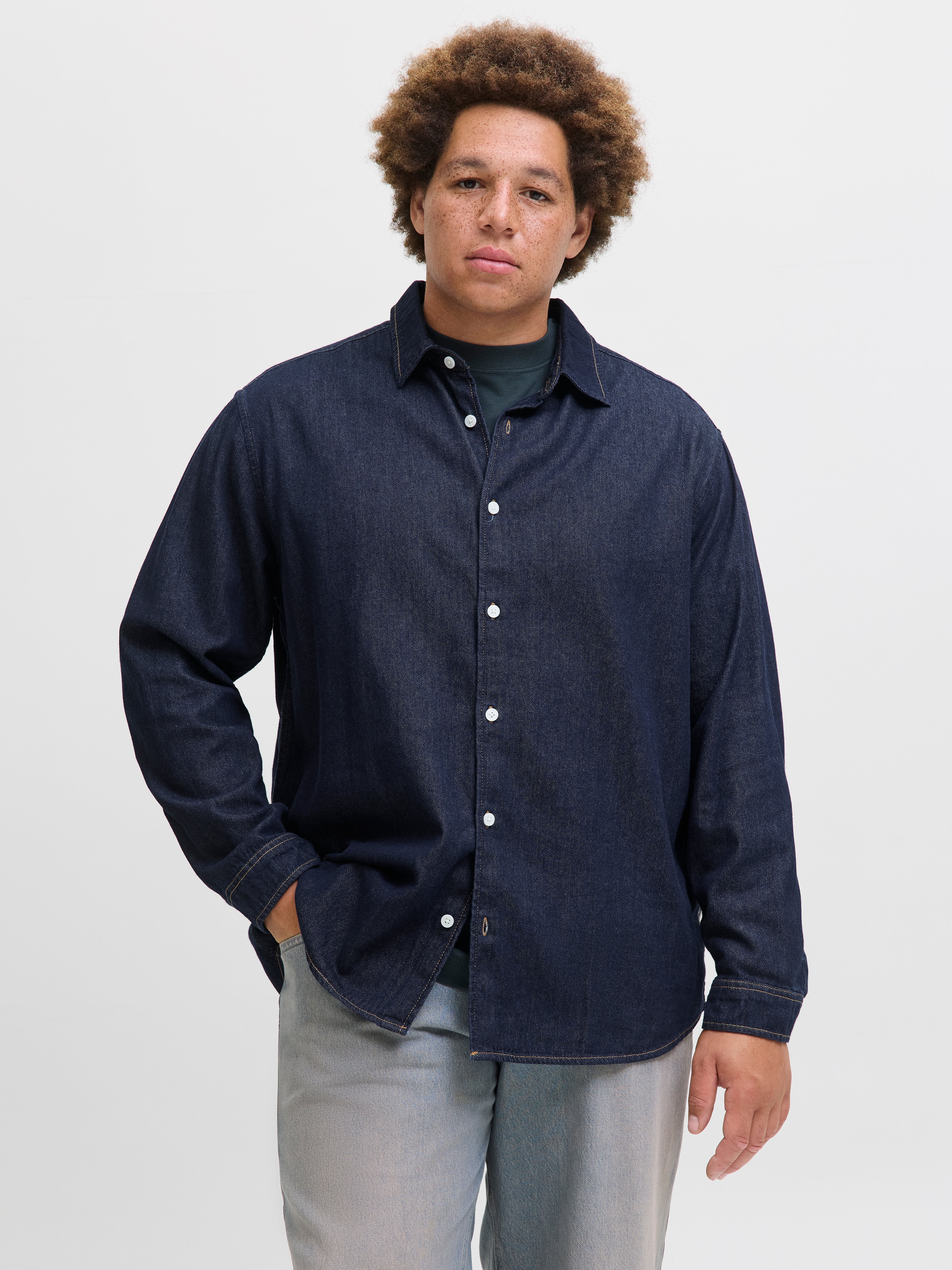 Jeanshemd Plus Size