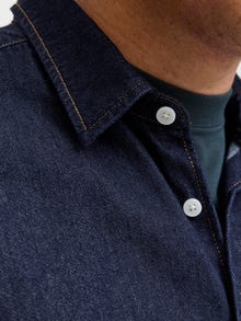 Jack & Jones Denim Shirt Plus Size -Dark Blue Denim - 12283674