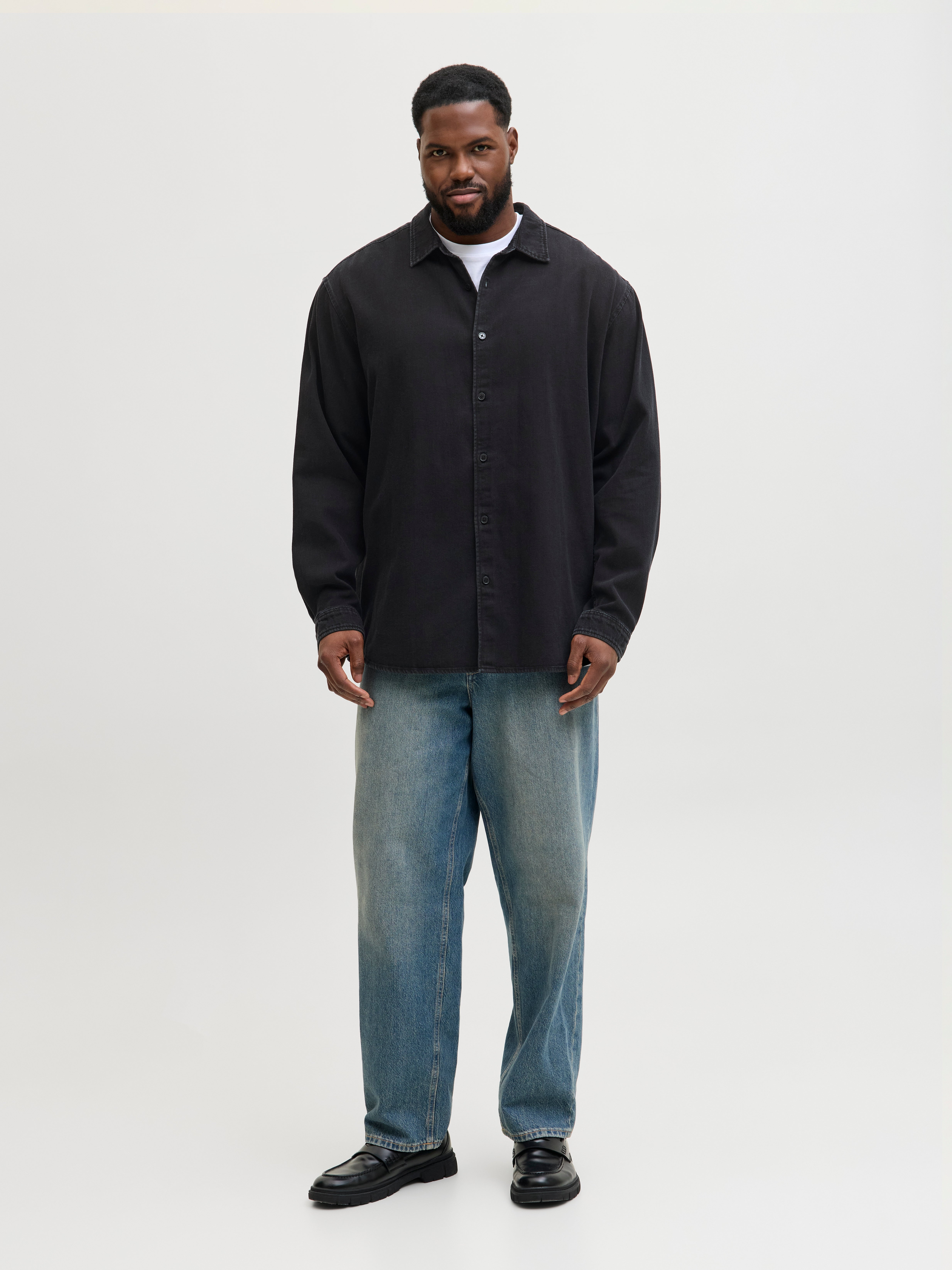 Thumbnail - Jeanshemd Plus Size