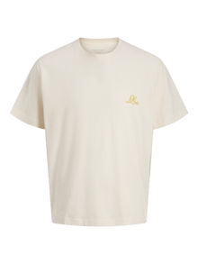 Jack & Jones T-shirt -Antique White - 12283770