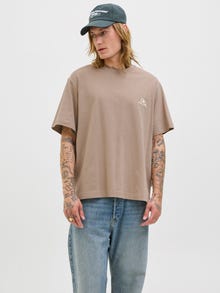 Jack & Jones T-shirt -Mocha Meringue - 12283770