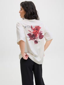 JJXX JXSANDRA T-shirt -Vanilla Ice - 12283783