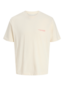 Jack & Jones T-shirt -Antique White - 12283792