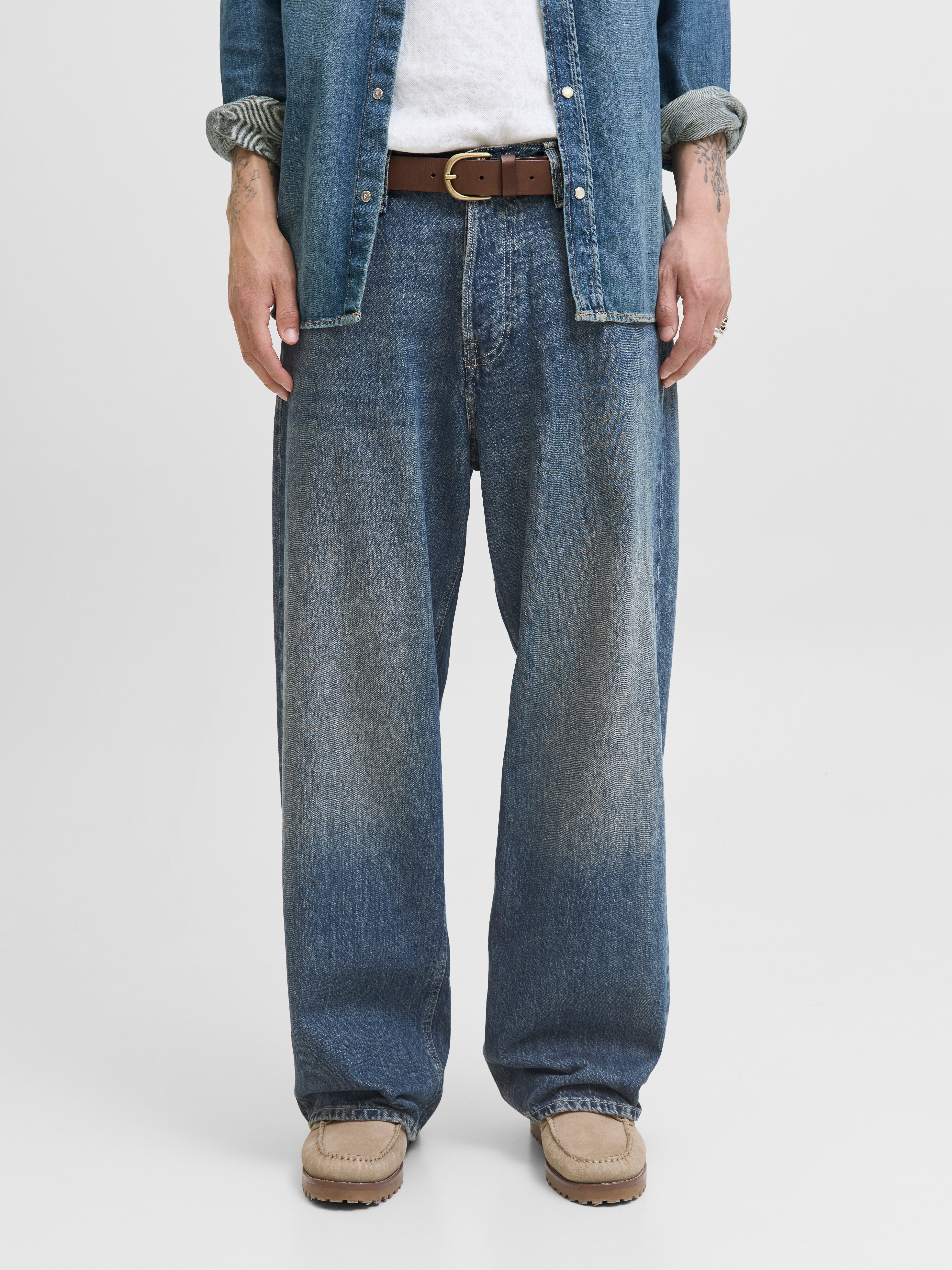 Thumbnail - Jjidave Jjcooper St 582 Wide Fit Jeans