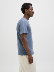 Jack & Jones Logo T-shirt -Flint Stone - 12283825