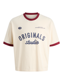Jack & Jones T-shirt -Antique White - 12283869
