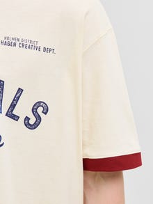 Jack & Jones T-shirt -Antique White - 12283869