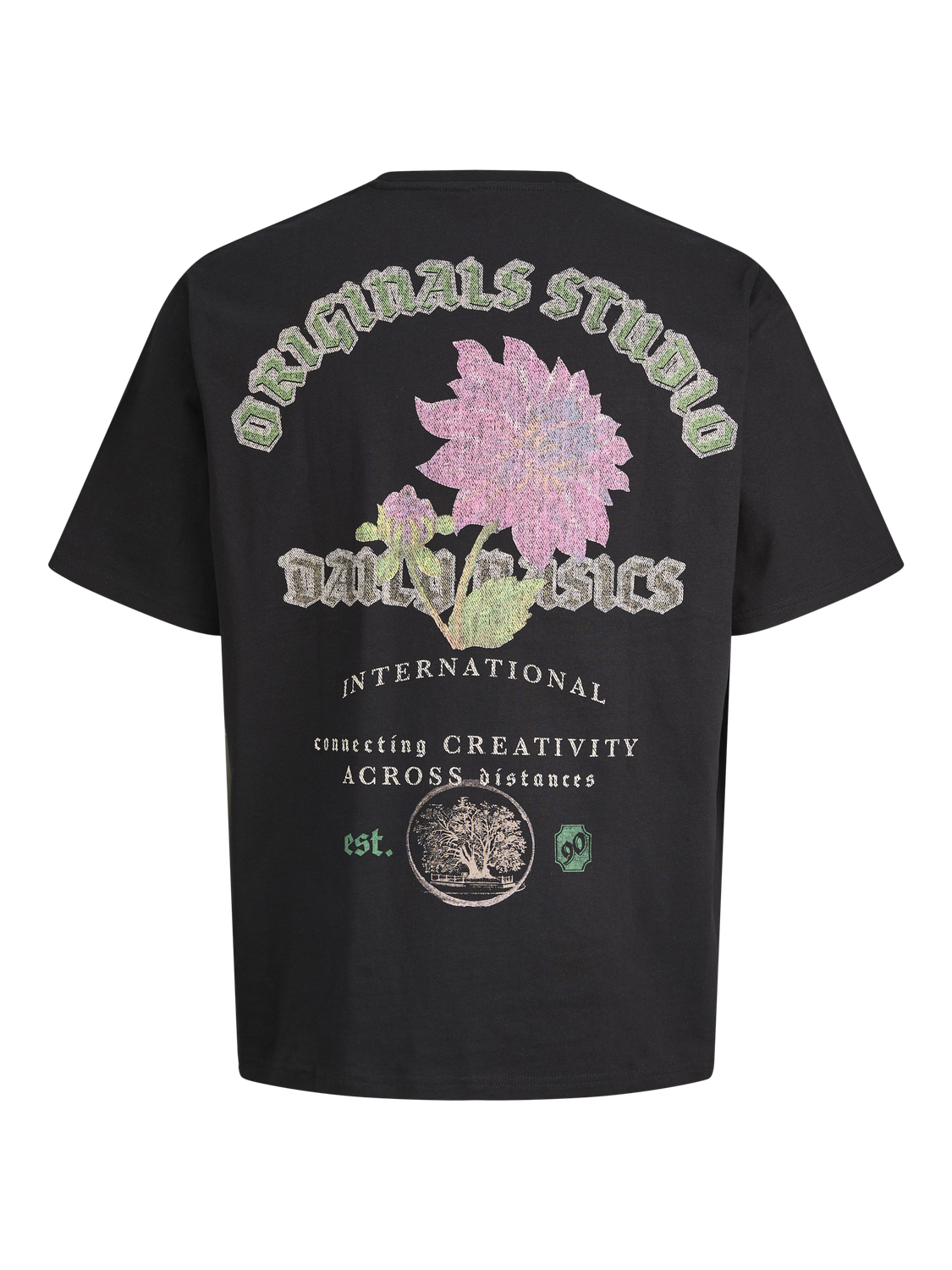 JACK & JONES Lot de 3 T-shirts design en jersey de coton, à JACK & JONES Lot de 3 T-shirts design en jersey de coton, à