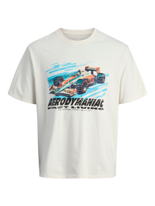 Jack & Jones T-shirts -Antique White - 12283965