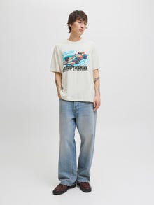 Jack & Jones T-shirts -Antique White - 12283965